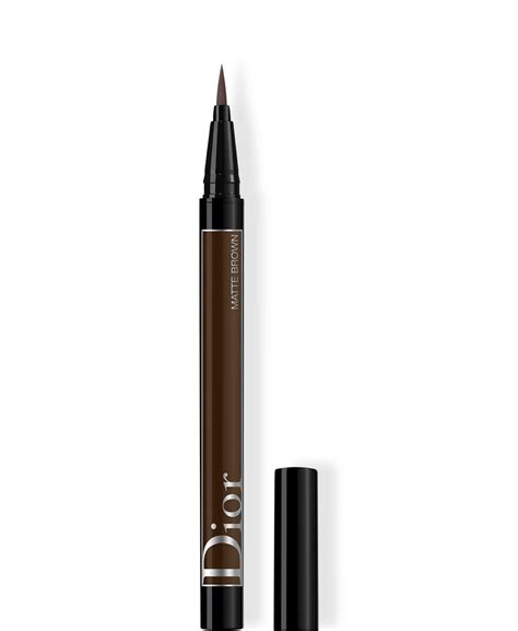 dior matte brown eyeliner|diorshow stage liner.